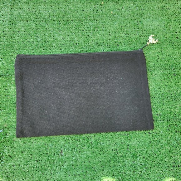 Handmade Black Zippered Halloween Patchwork Canvas Bag - Picture 5 of 5